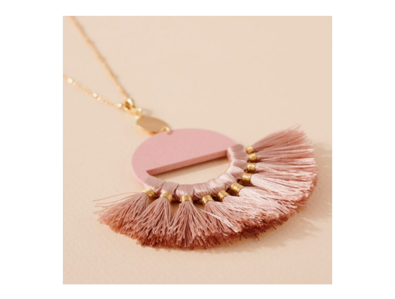Tassel Pendant Necklace - Image 2