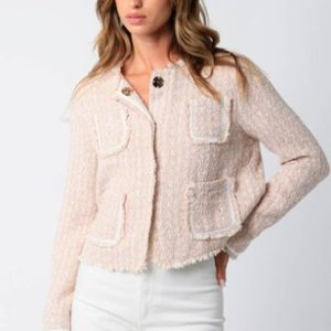 Light Blush Tori Mini Blazer