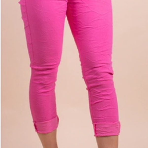 Bright Tie-Waist Pants