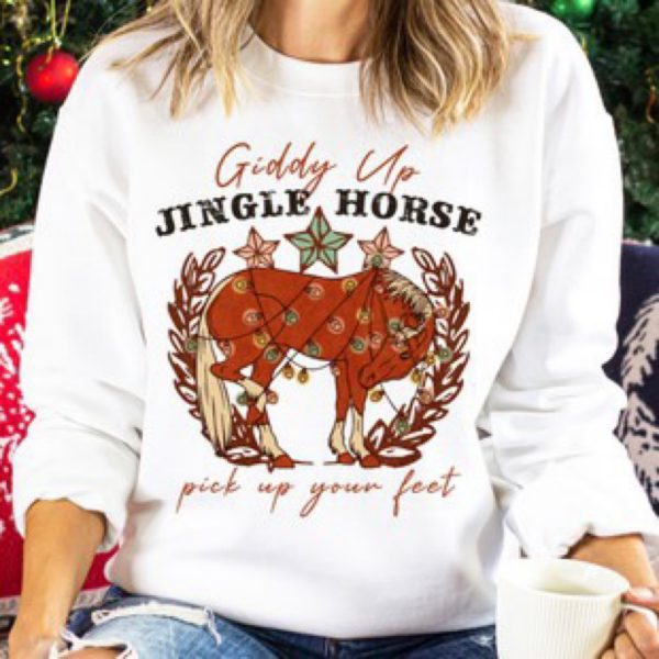 Western Christmas Graphic Sweatshirt