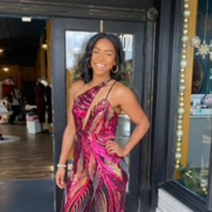 Luxe Abstract Sequins Cutout One Shoulder