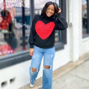 Distressed High Waisted Jeans