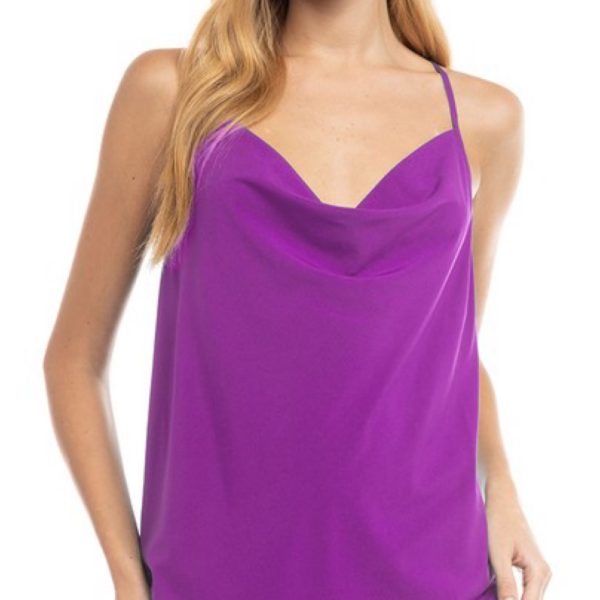 Cowl Neck Cami Top