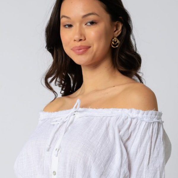 Contrast Off shoulder Top