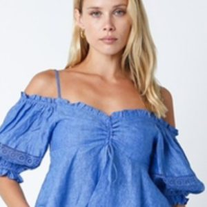 Laney Denim Top