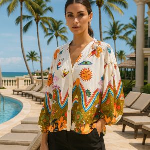 Mykonos Italian Print