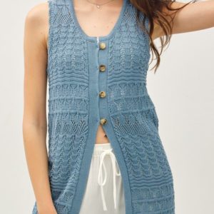 Crochet Knit Duster