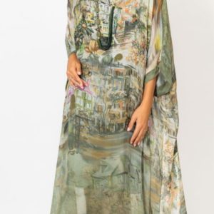 Venetian Garden Italian Maxi Dress