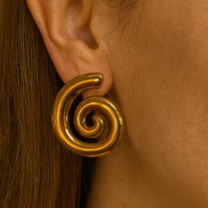Aretes Swirl Earring