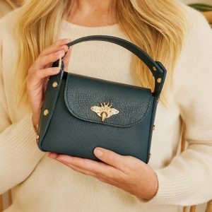 GENUINE ITALIAN LEATHER BUTTERFLY MINI BAG