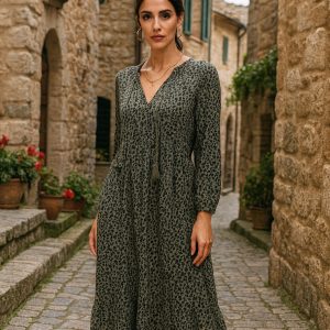 Italian Chetah Print Long Sleeve