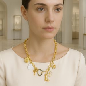 Collar Necklace w/Boots