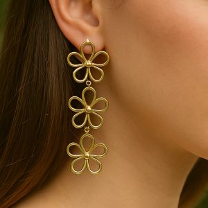Aretes Flower Earrings