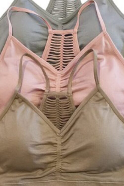 Ribbed Longline Bralette