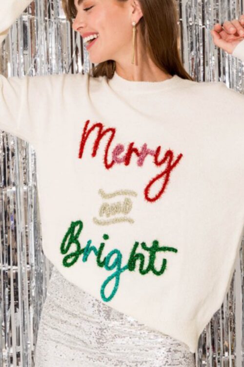 Merry & Bright Pullover Sweater
