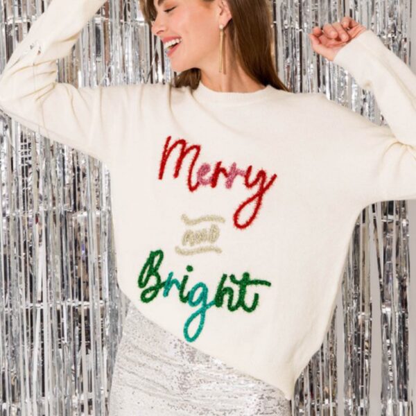 Merry & Bright Pullover Sweater