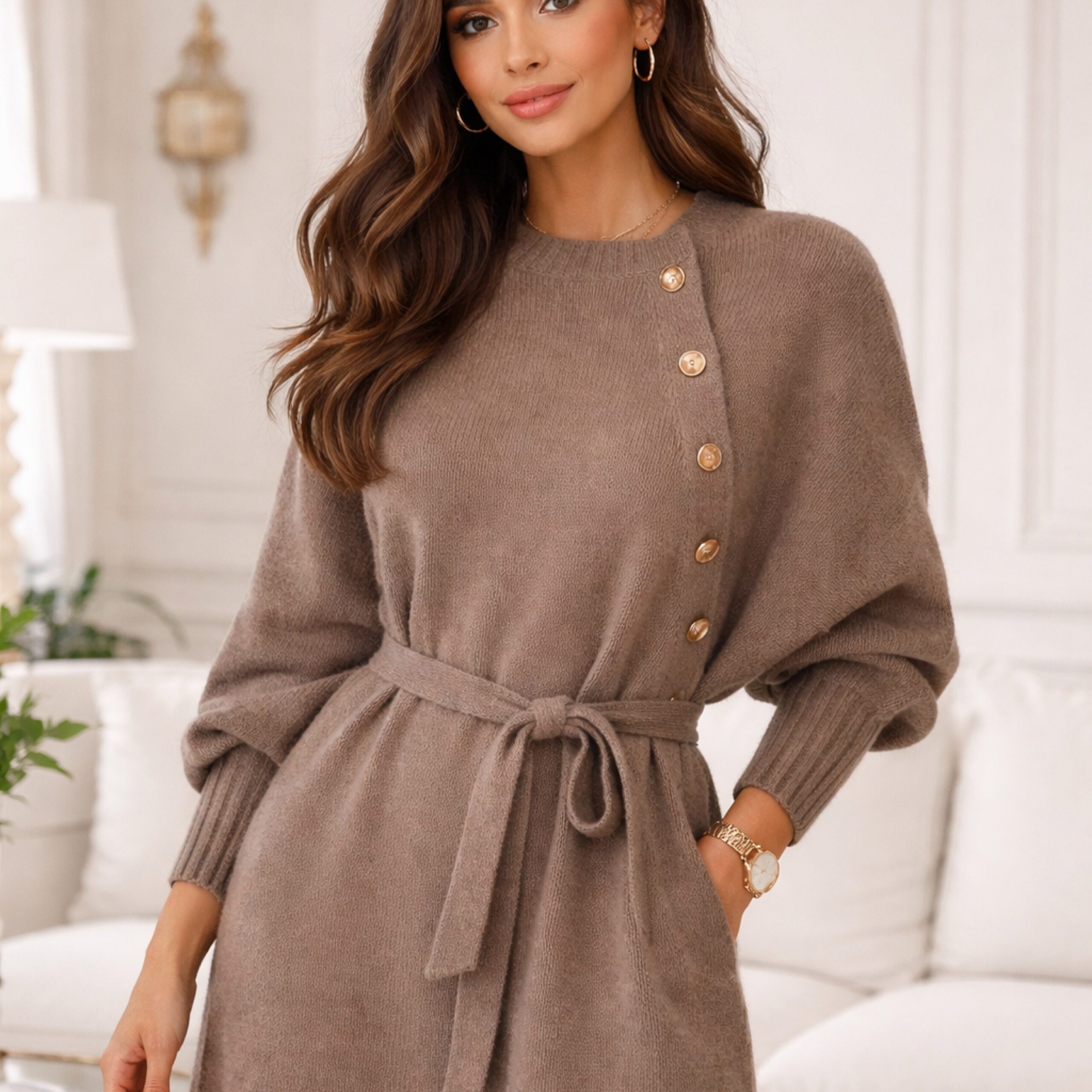 Knitted Sweater Dress