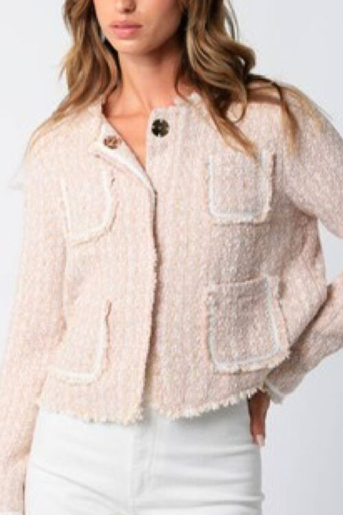 Light Blush Tori Mini Blazer