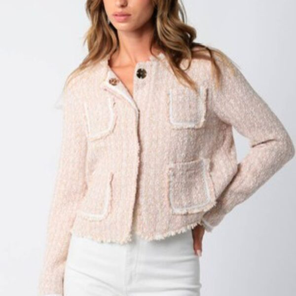 Light Blush Tori Mini Blazer