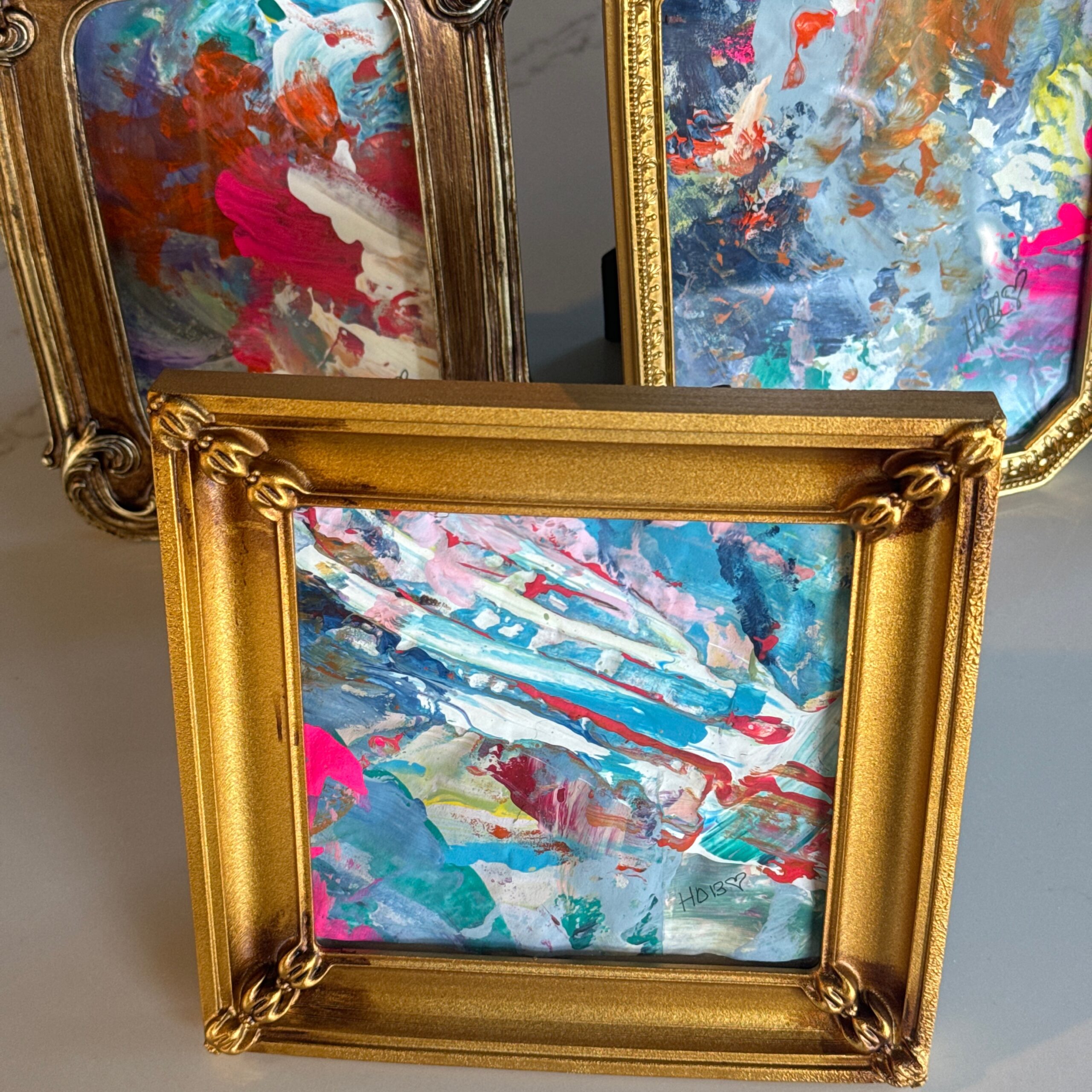 Antique Gold Framed Art – Medium