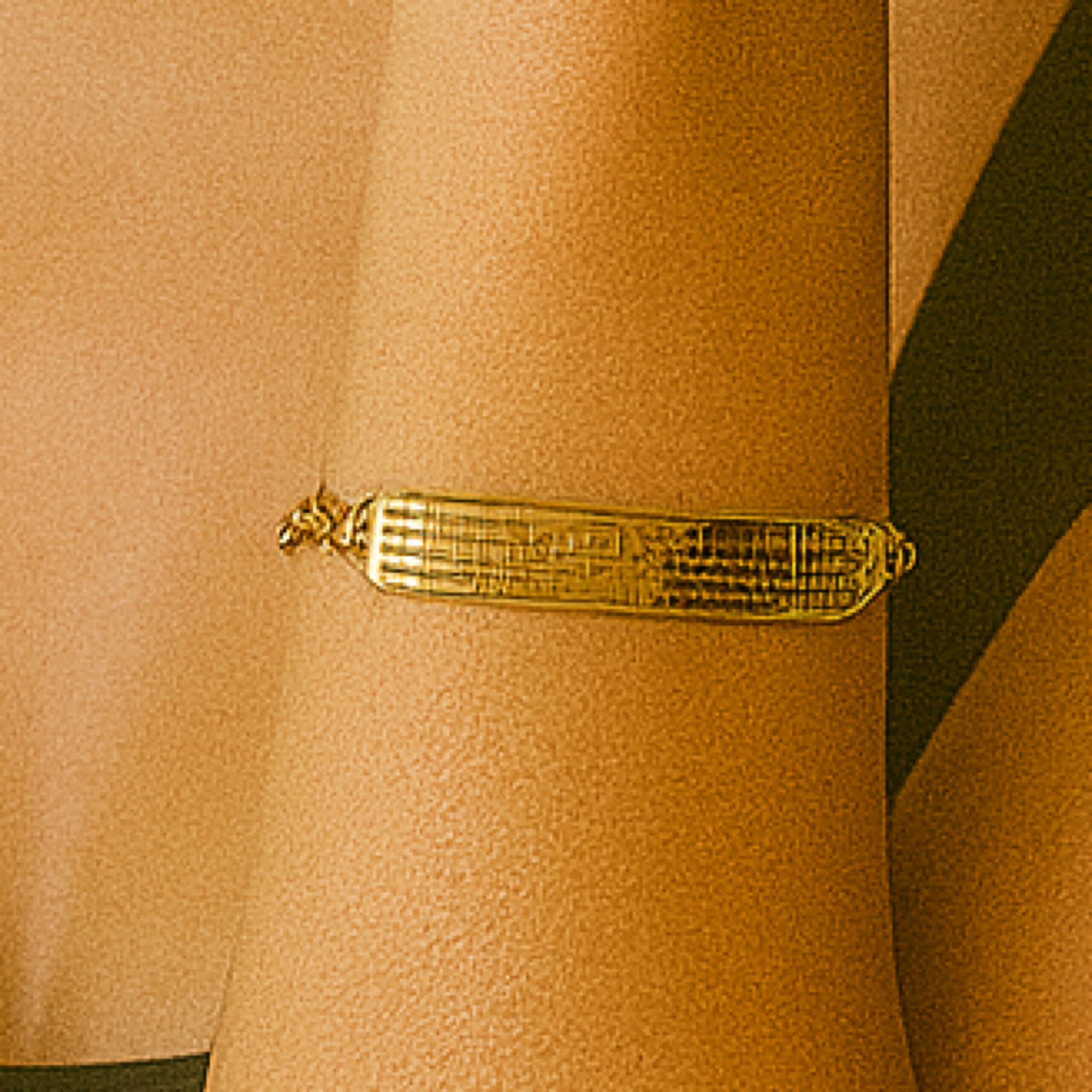 Mayan Gold Tone Bracelet