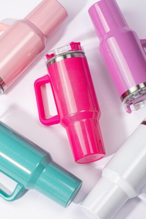 Color coated stainless steel tumbler 40 oz