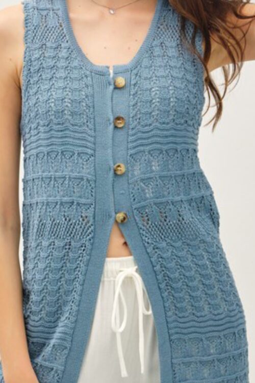 Crochet Knit Duster