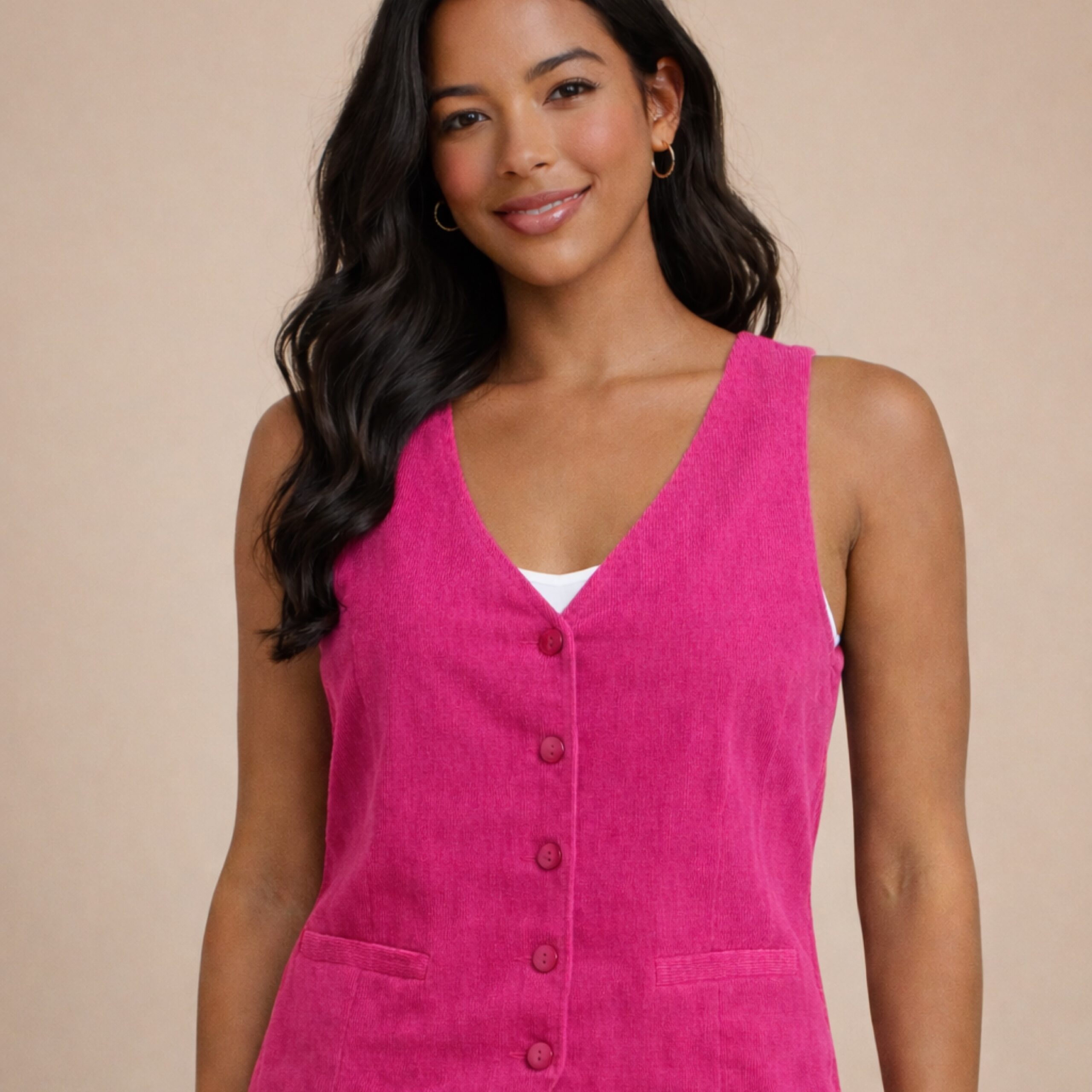 Fuchsia Vest