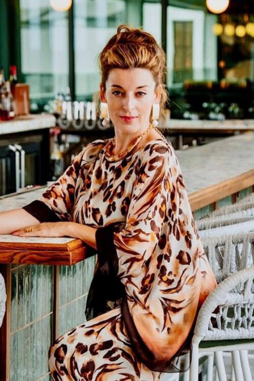 Digital Print Italian Silk Top