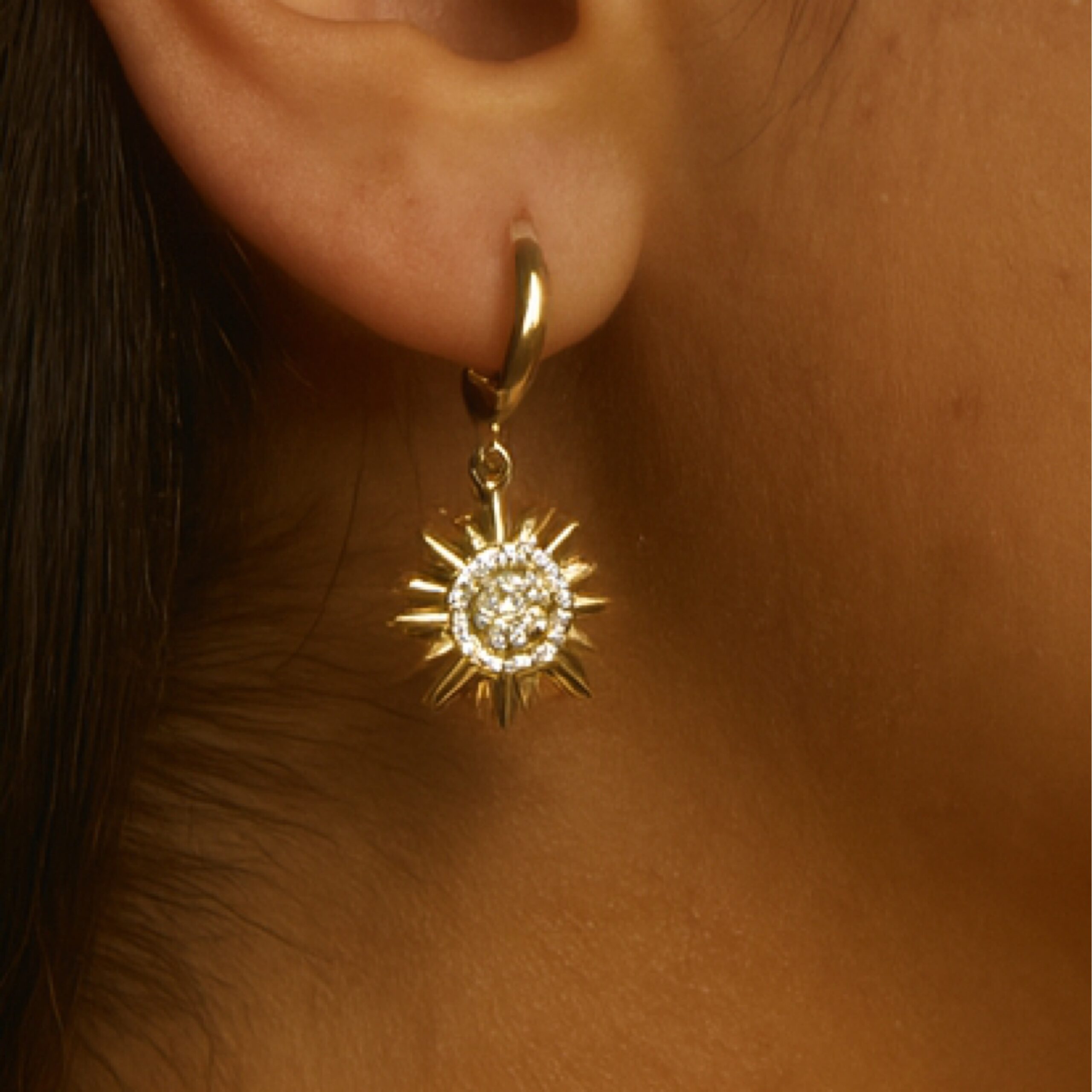 Aretes Sun Earrings