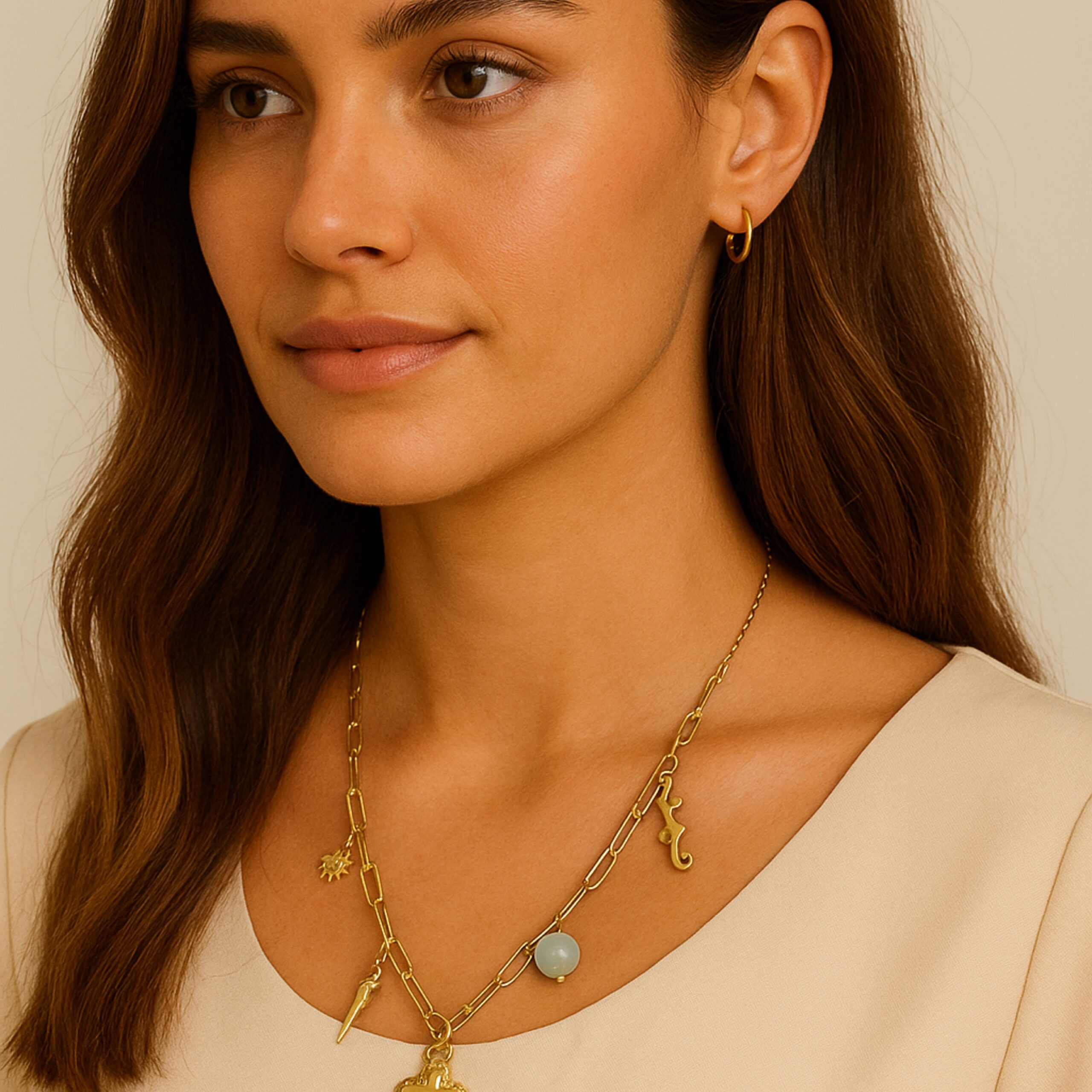 Collar Beaded Necklace