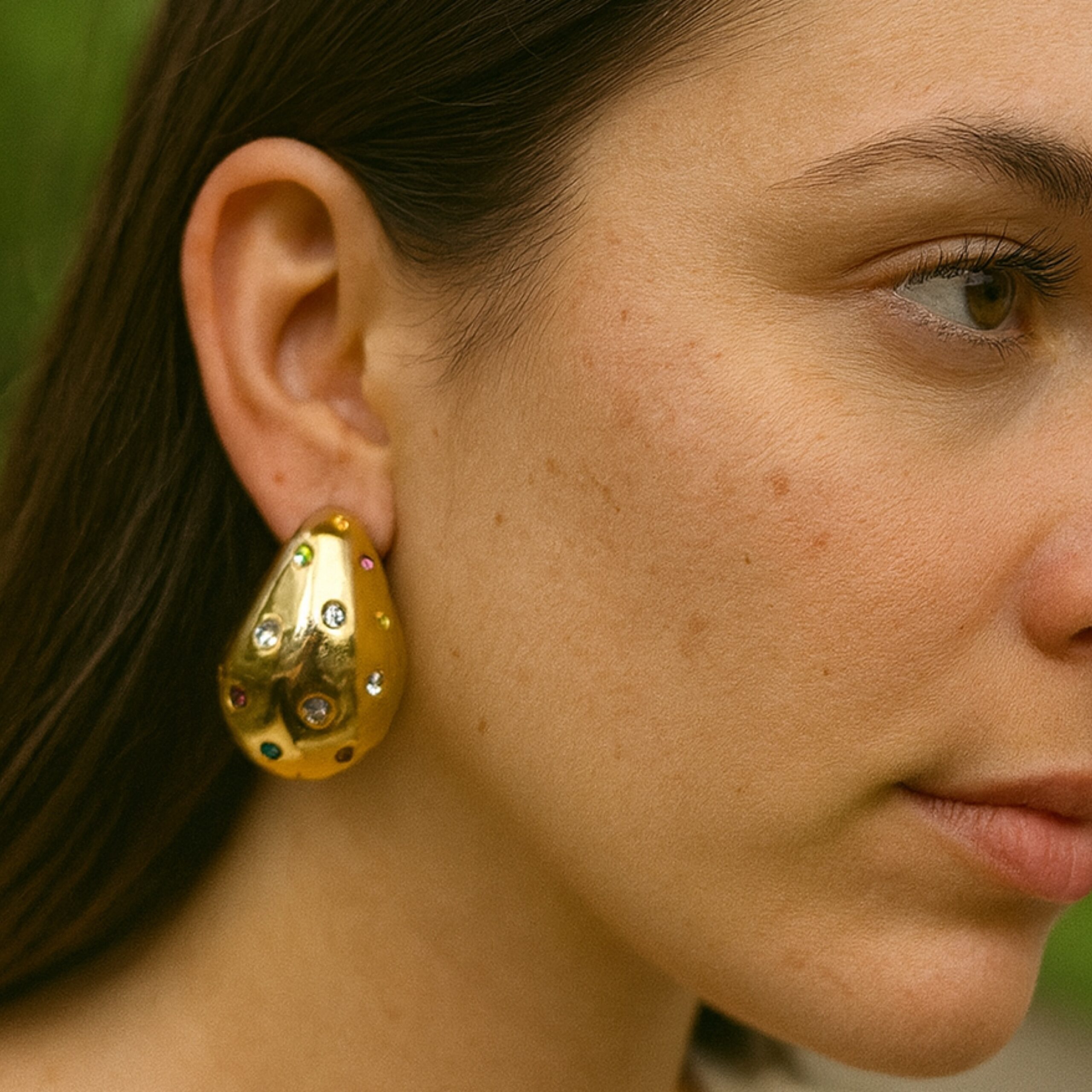 Aretes Teardrop Earrings