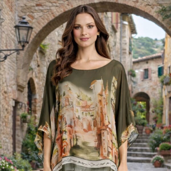 Tuscan Passage Silk Top