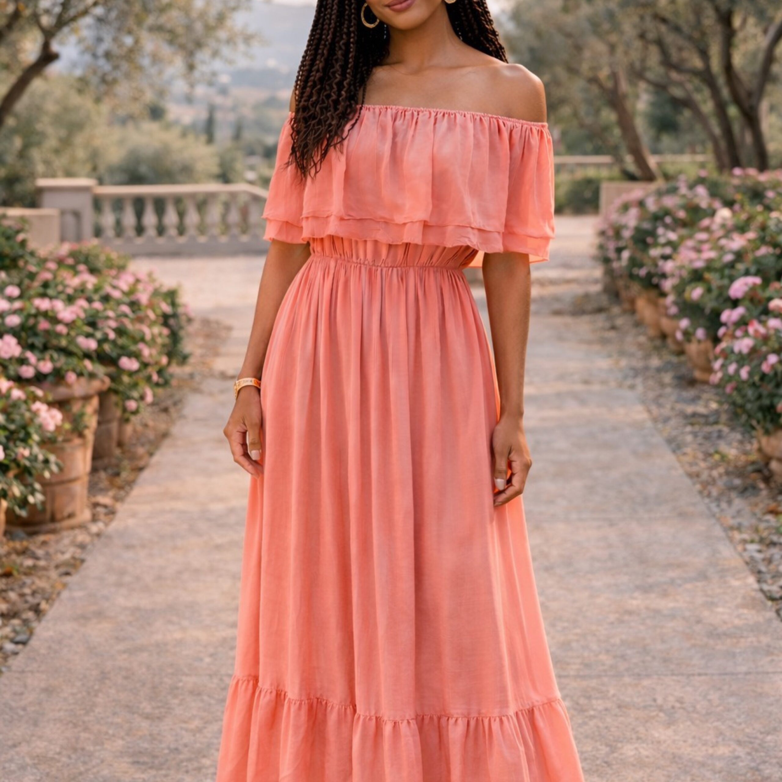 Laurie Silk Maxi Dress – Scandal Italy - Image 3