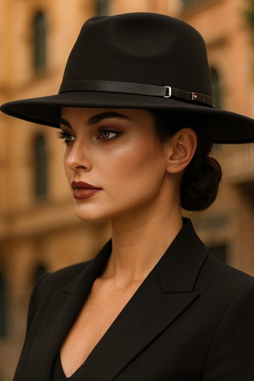 Belt Buckle Fedora Hat