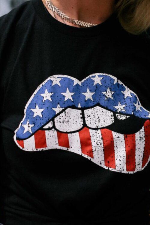 American Lip Grapic Tee