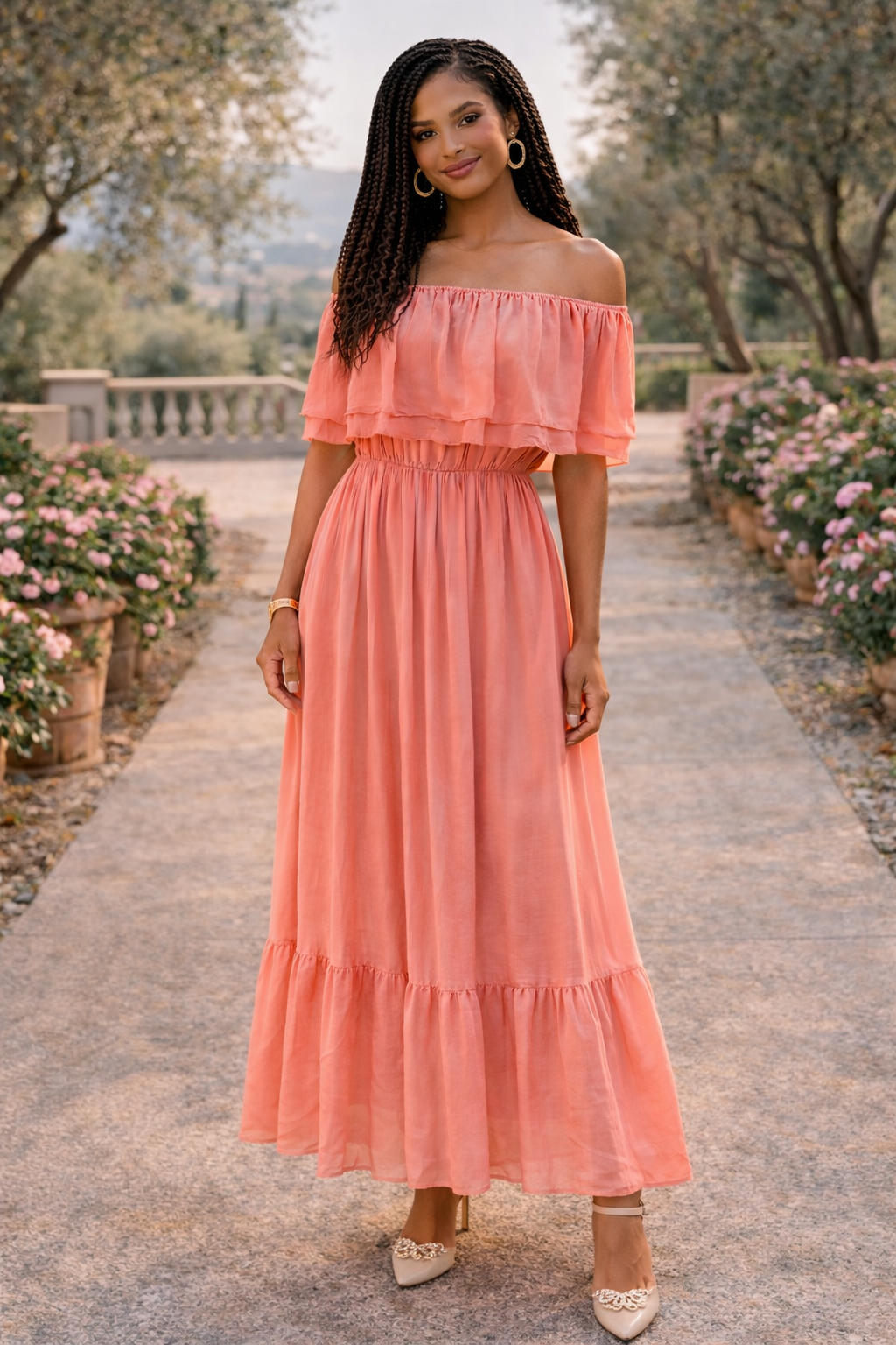 Laurie Silk Maxi Dress – Scandal Italy