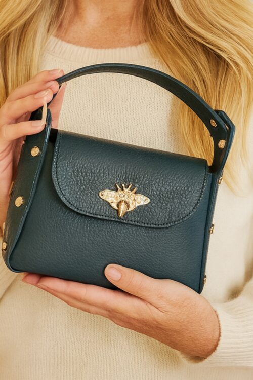 GENUINE ITALIAN LEATHER BUTTERFLY MINI BAG