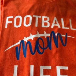 Football Mom Life Tee Shirt
